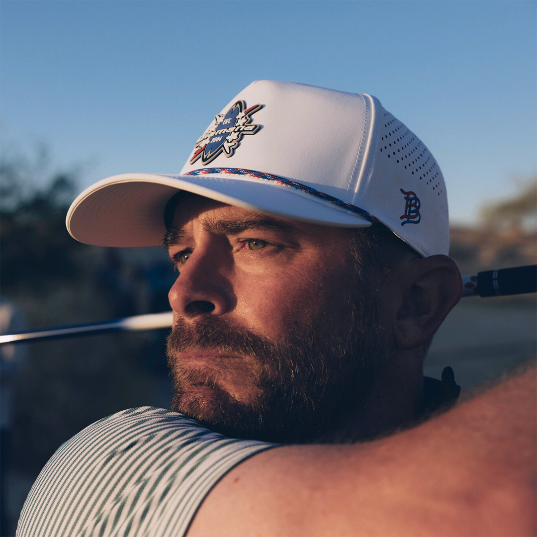 Diamana™ Limited Edition Red + White + Blue 5-Panel Rope Hat